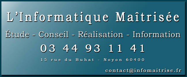 L'informatique Maîtrisée à Noyon - 03 44 93 11 41 